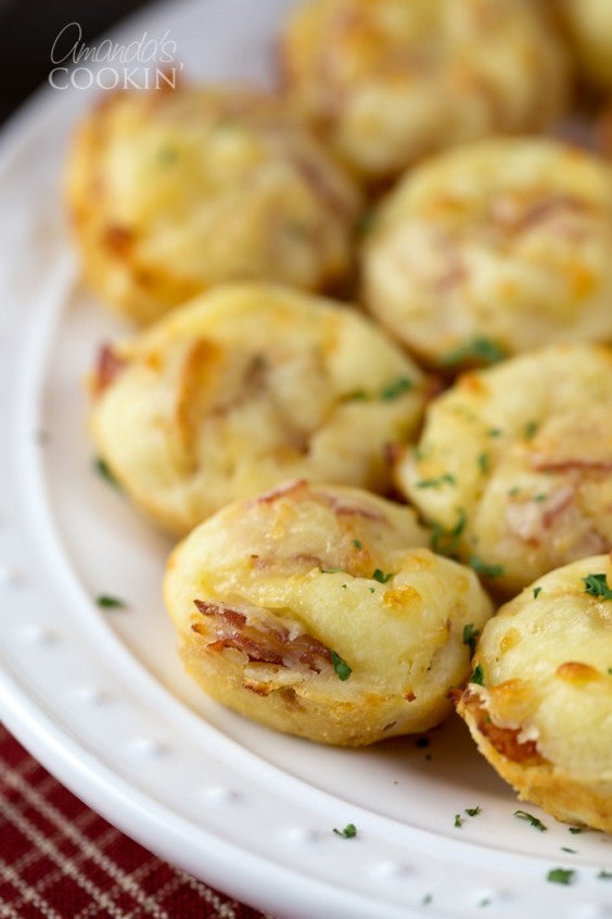 9. Pepperoni Pizza Puffs