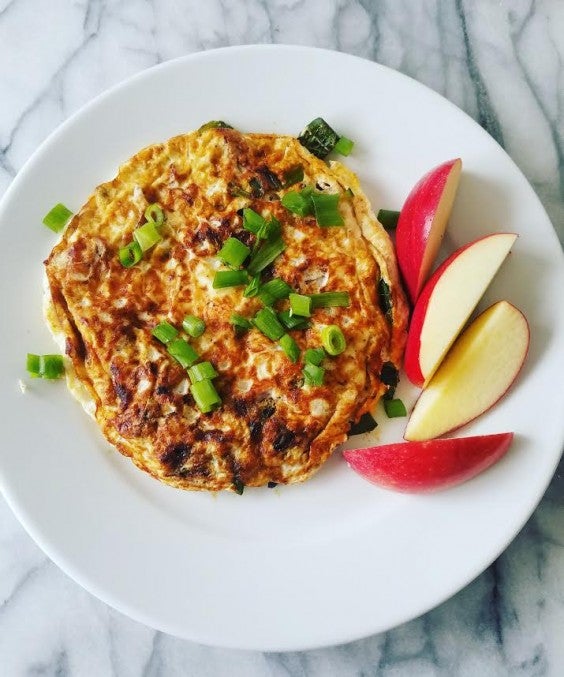 5. Egg White Frittata With Poblano Pepper and Turkey Bacon