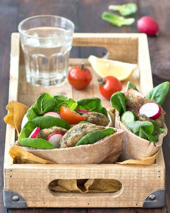 10. Breaded Chicken Spinach Burgers