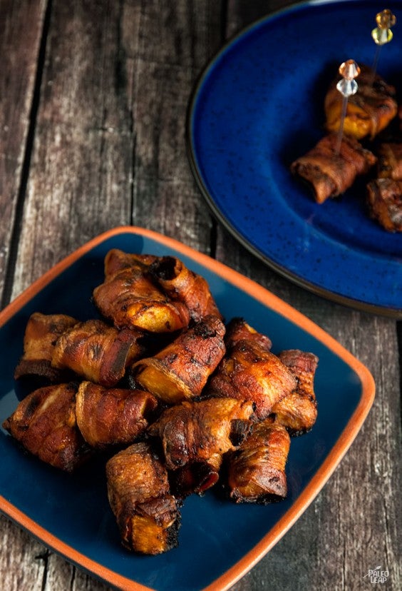 Paleo Snacks: Bacon Wrapped Butternut Squash