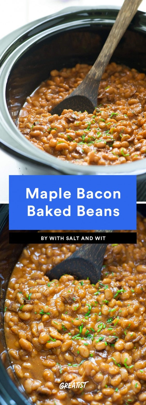 Maple Bacon Baked Beans Recipe