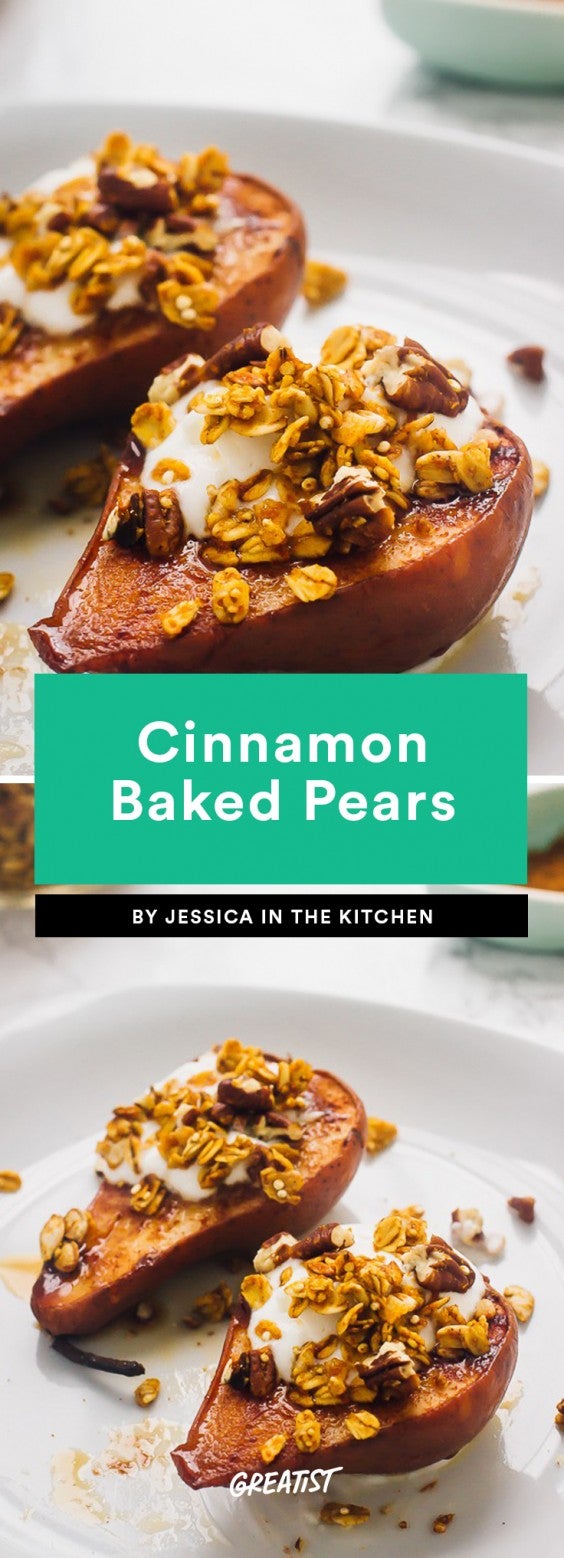 Cinnamon Baked Pears Recipe