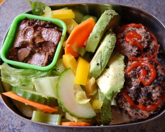 Naked Black Bean Burgers