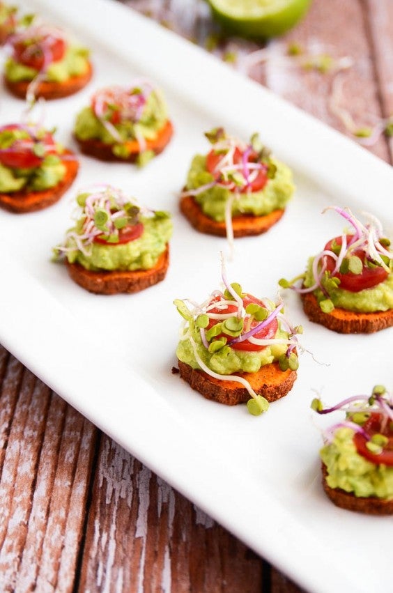3. Sweet Potato and Avocado Bites