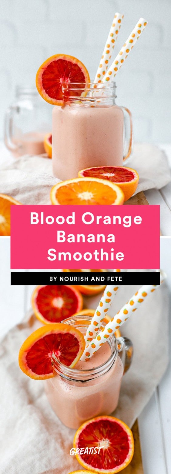 Blood Orange Banana Smoothie