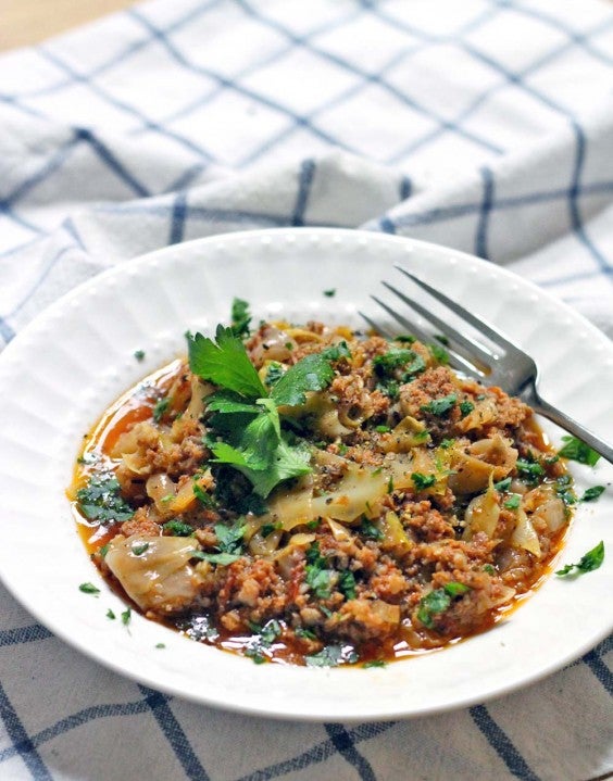 5. Slow Cooker Stuffed Cabbage Casserole
