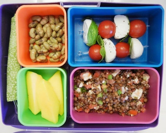Bruschetta Lentil Bento Box