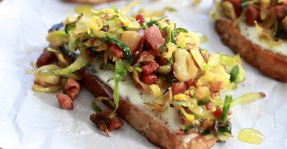 Brussels sprouts on toast? Trust us, you wanna try this!