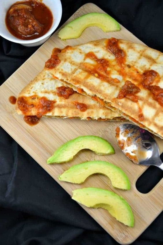 16. 10-Minute Vegan Quesadillas