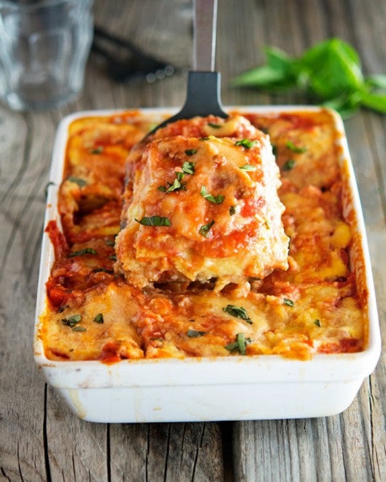 Cauliflower Noodle Lasagna
