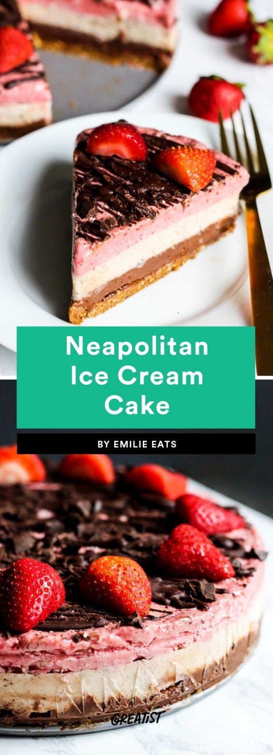 Neapolitan Ice Cream Cake