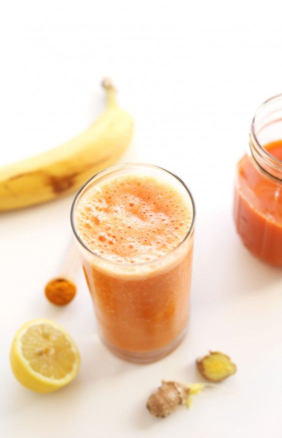 1. Carrot Ginger Turmeric Smoothie