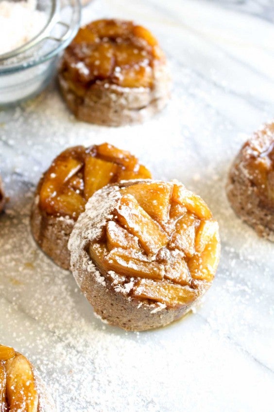 10. Healthy Upside Down Pineapple Cupcakes