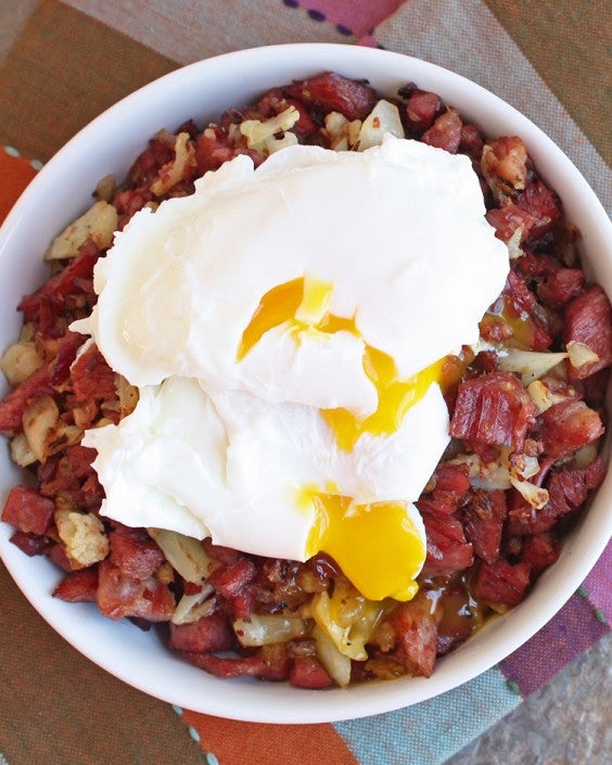 Corned Beef and Cauliflower Hash