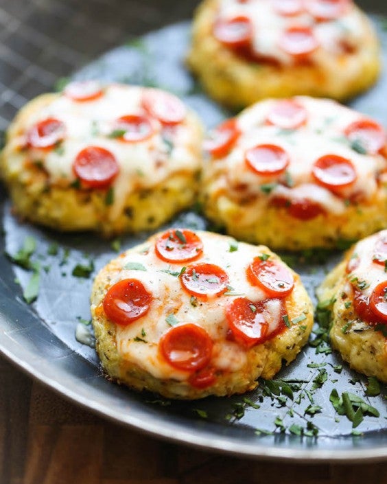 Mini Cauliflower Pizzas