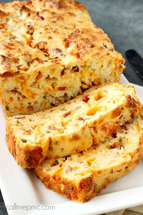 15. BaconJalapeño Popper Cheesy Bread