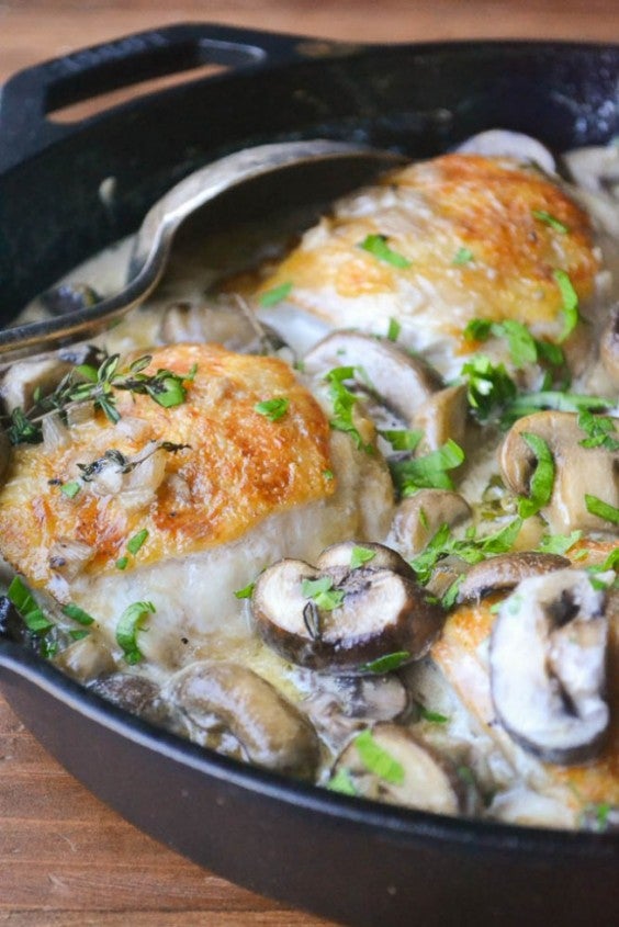 Chicken Thighs Marsala