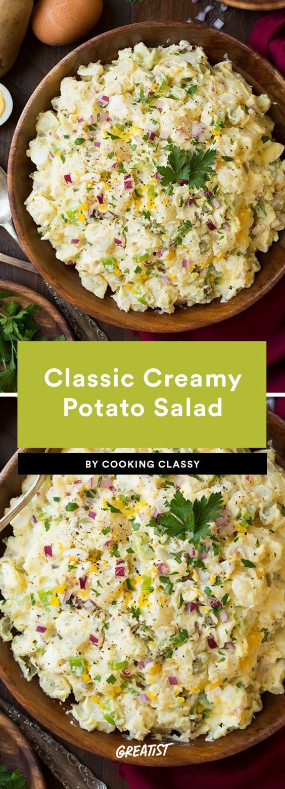 8. Classic Creamy Potato Salad