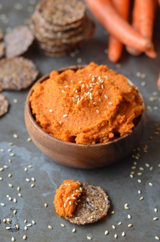 11. Moroccan Spiced Roasted Carrot Dip