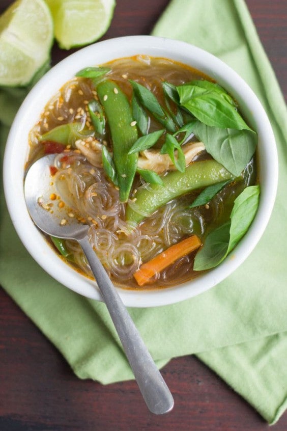 10. Hot and Sour Glass Noodle Soup