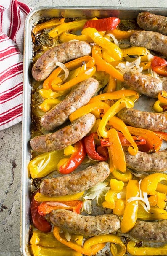 2. Easy Sausage and Peppers