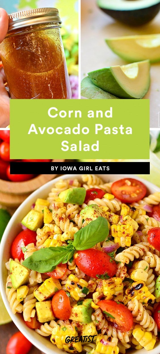 Corn and Avocado Pasta Salad