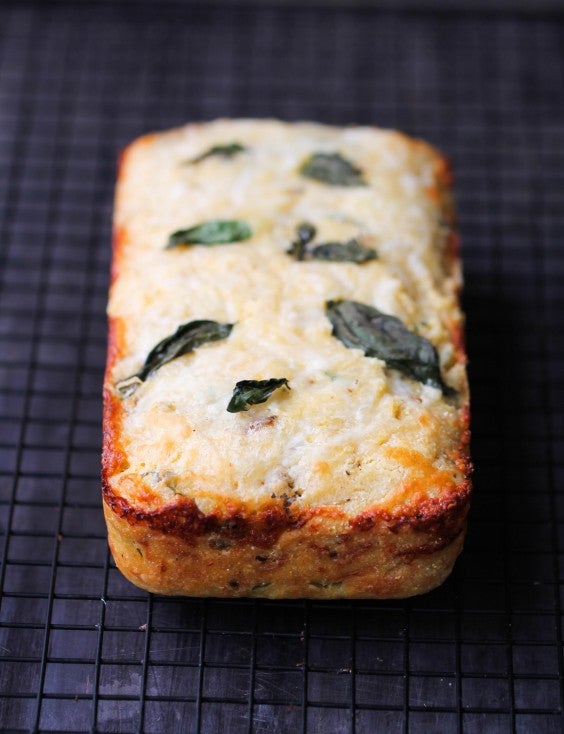 14. Corn Bread With Sun-Dried Tomatoes, Basil, and Cheese