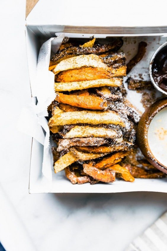 14. Air Fried Sweet Potato Dessert Fries