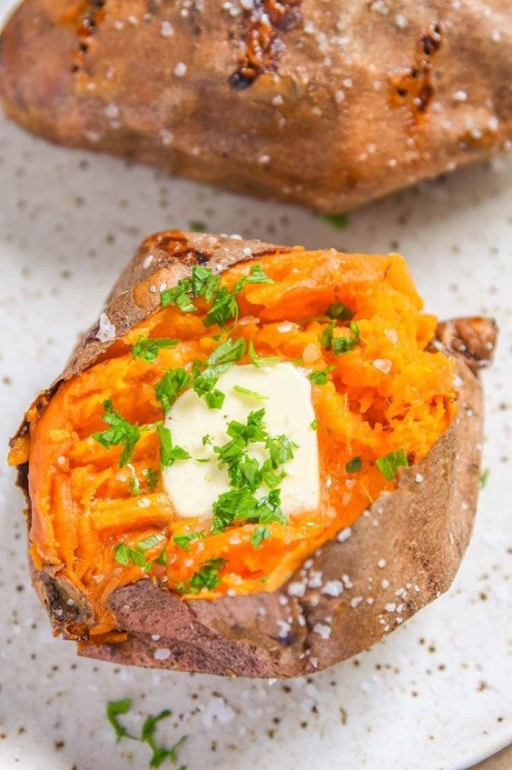10. Air Fryer Baked Sweet Potato