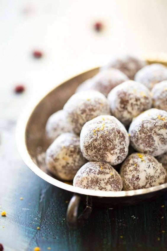 Cranberry Orange Energy Bites