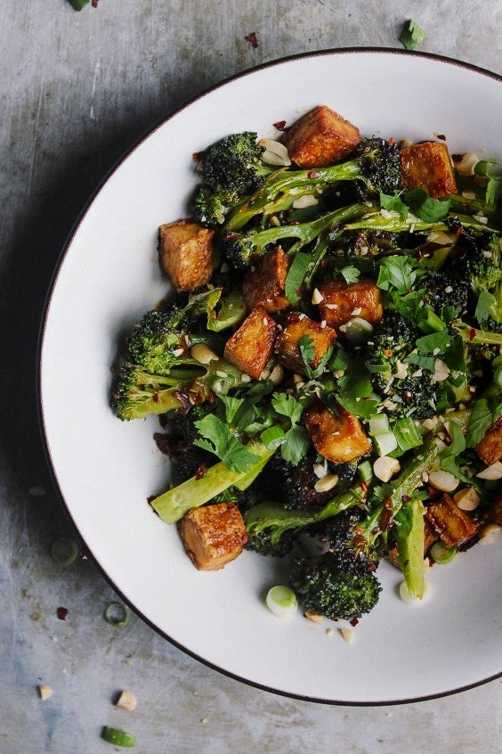 Tofu Recipes: Crispy Tofu and Broccoli Salad