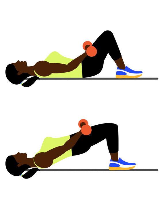 A Dumbbell Workout You Can Do Entirely on the Floor