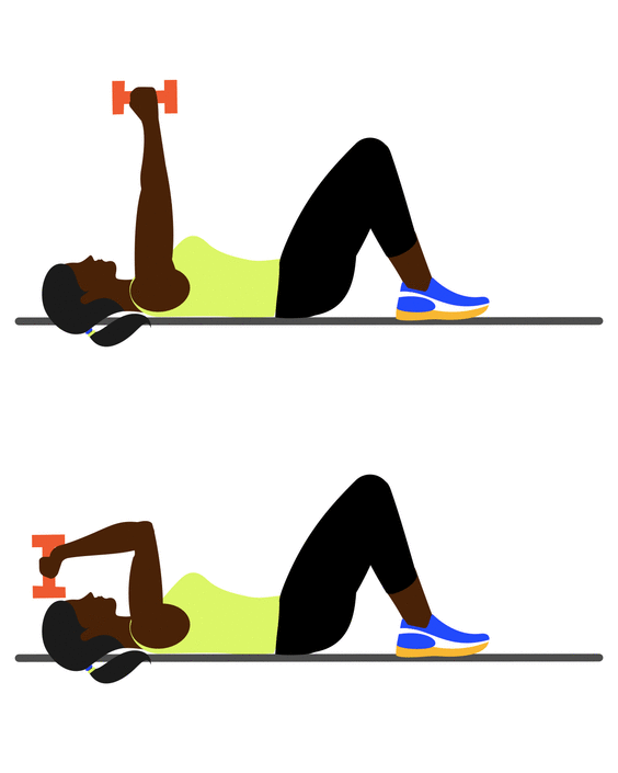 A Dumbbell Workout You Can Do Entirely on the Floor