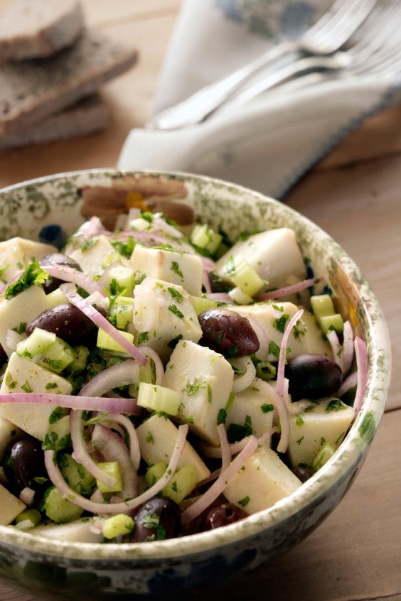 11. Ikarian Taro Root Salad