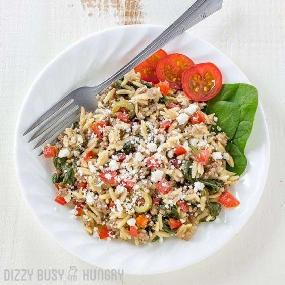 Beef and Orzo Skillet Recipe