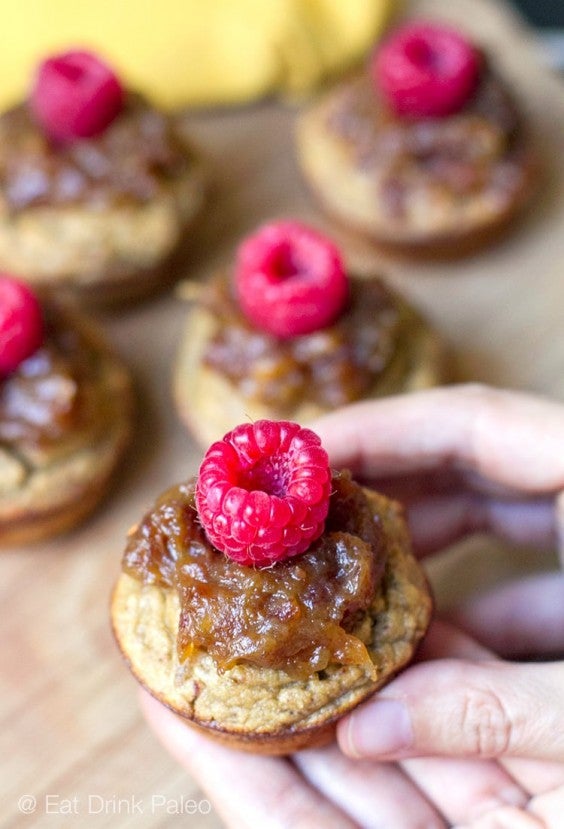 8. Paleo Sticky Date Pudding Cupcakes