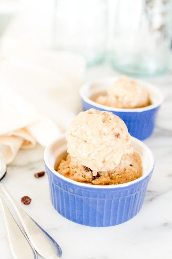 21. Healthy Oatmeal Raisin Cookie Dough “Ice Cream”