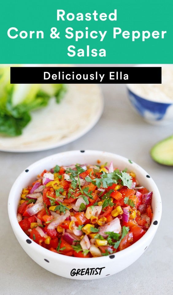 deliciously ella - corn salsa