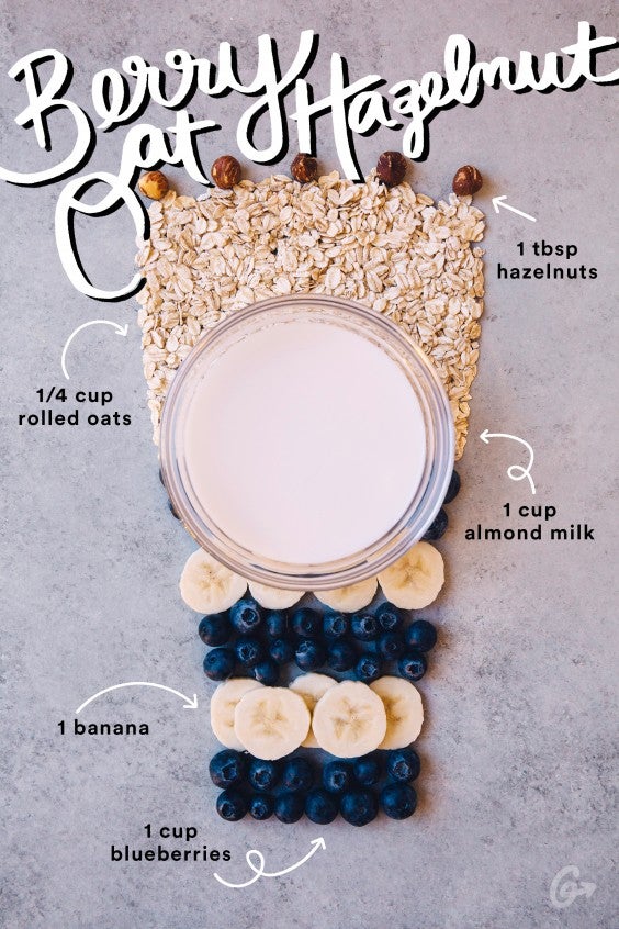 Berry Oat Hazelnut Smoothie