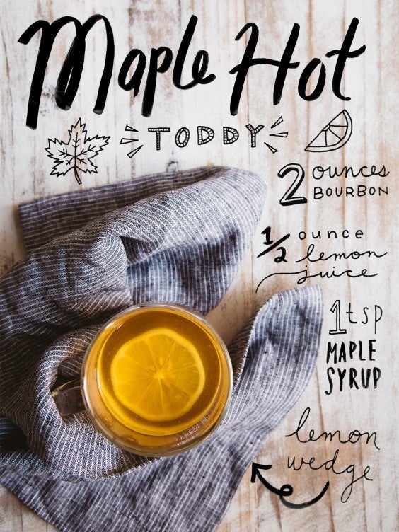 fall cocktail: Maple Hot Toddy