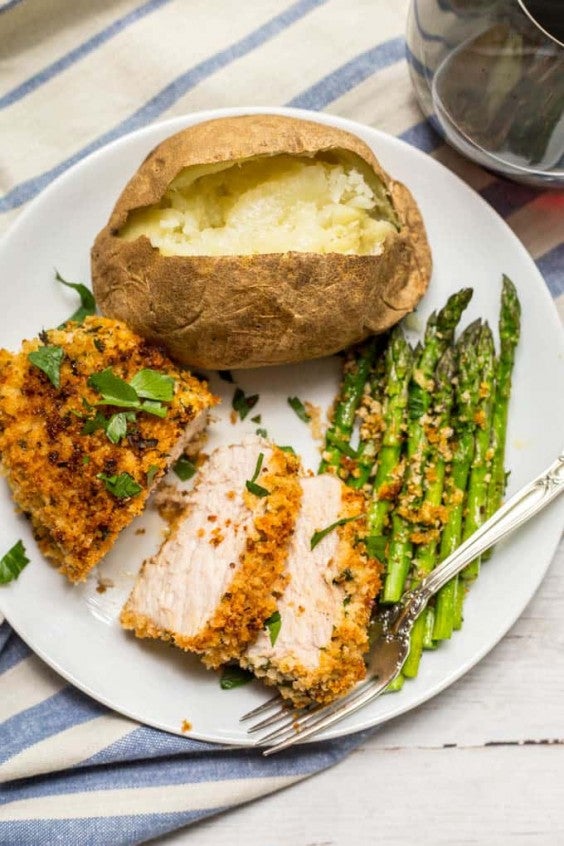 6. Crunchy Baked Pork Chops
