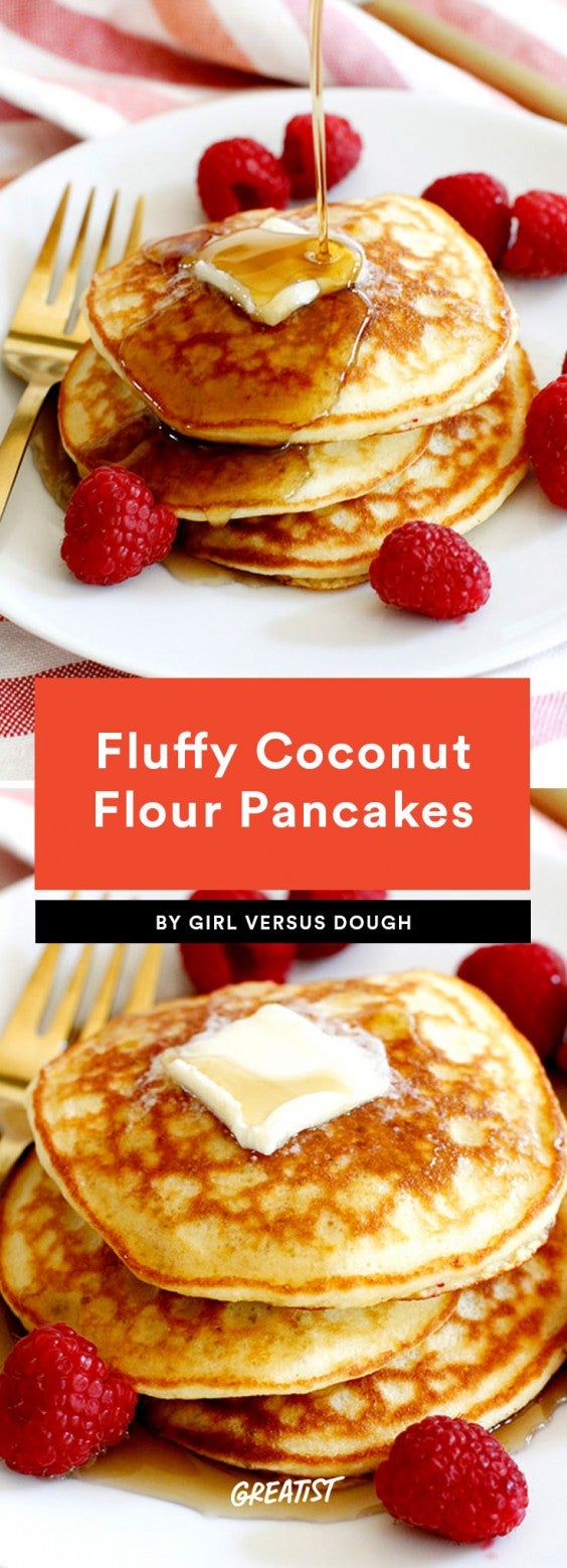 1. Fluffy Coconut Flour Pancakes