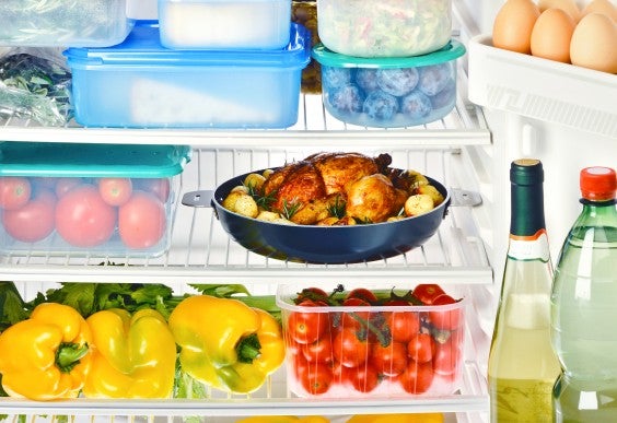 Fruit and Veggies in the Fridge