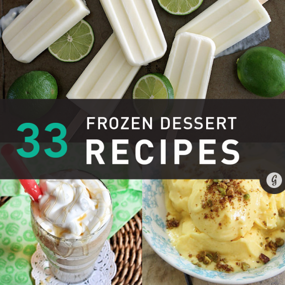 33 Frozen Dessert Recipes