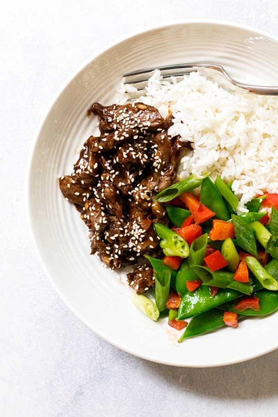 2. Sesame Beef Bowls