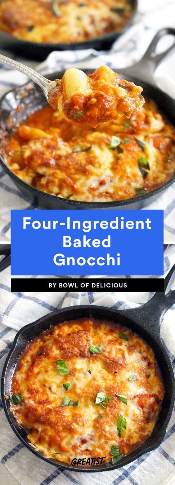 Four-Ingredient Baked Gnocchi Recipe