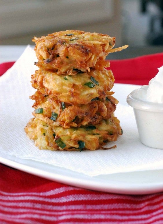Golden Potato Latkes