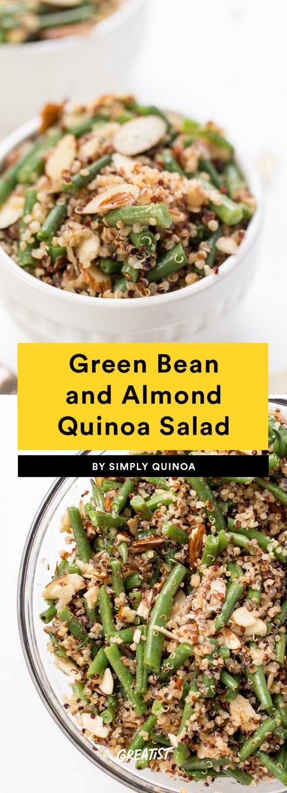 Green Bean and Almond Quinoa Salad
