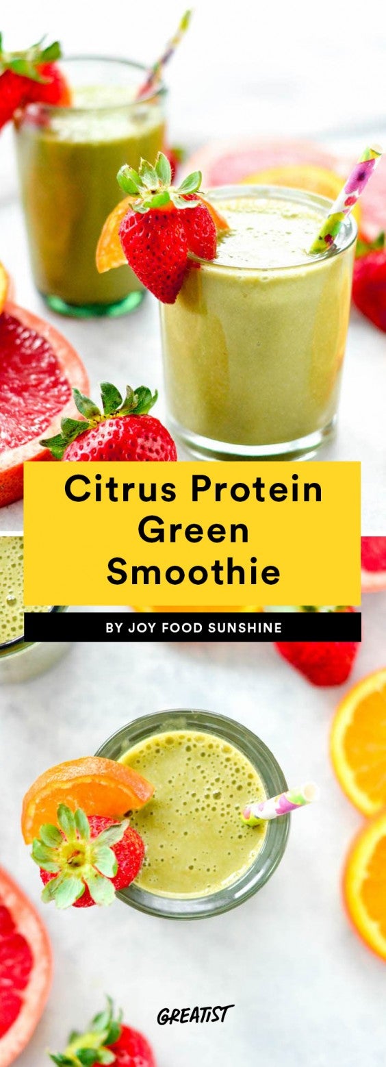 Citrus Protein Green Smoothie