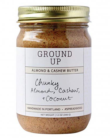 Ground up almond cashew butter